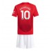 Maillot de foot Manchester United Marcus Rashford #10 Domicile vêtements enfant 2024-25 Manches Courtes (+ pantalon court)